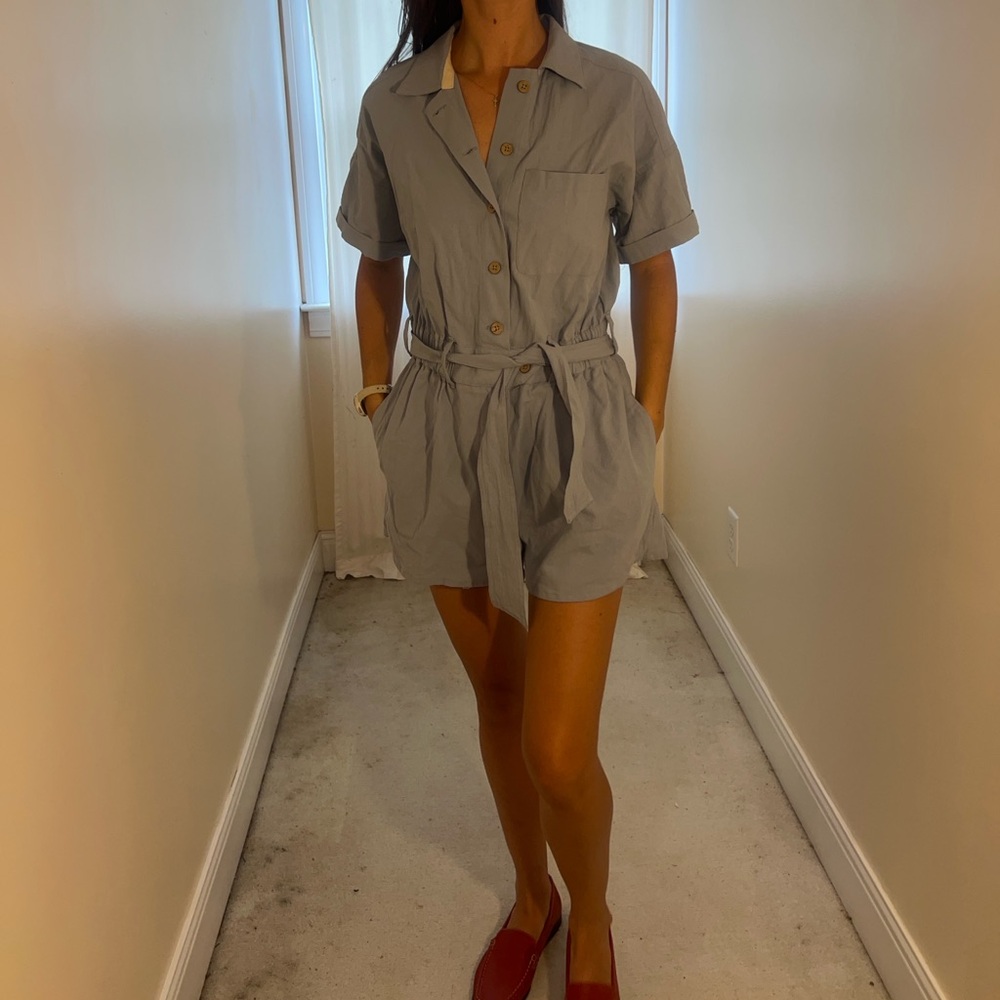 Baby Blue Romper